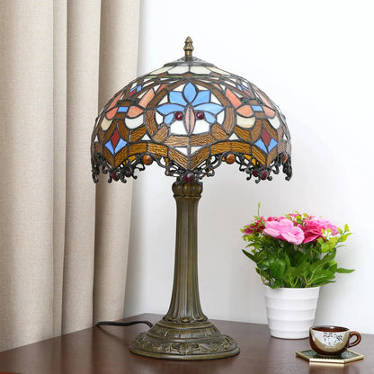 Yellow Peacock Table Lamp 30cm